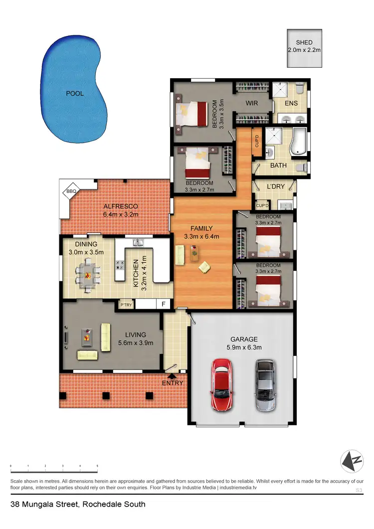 Floorplan of Homely house listing, 38 Mungala Street, Rochedale South QLD 4123