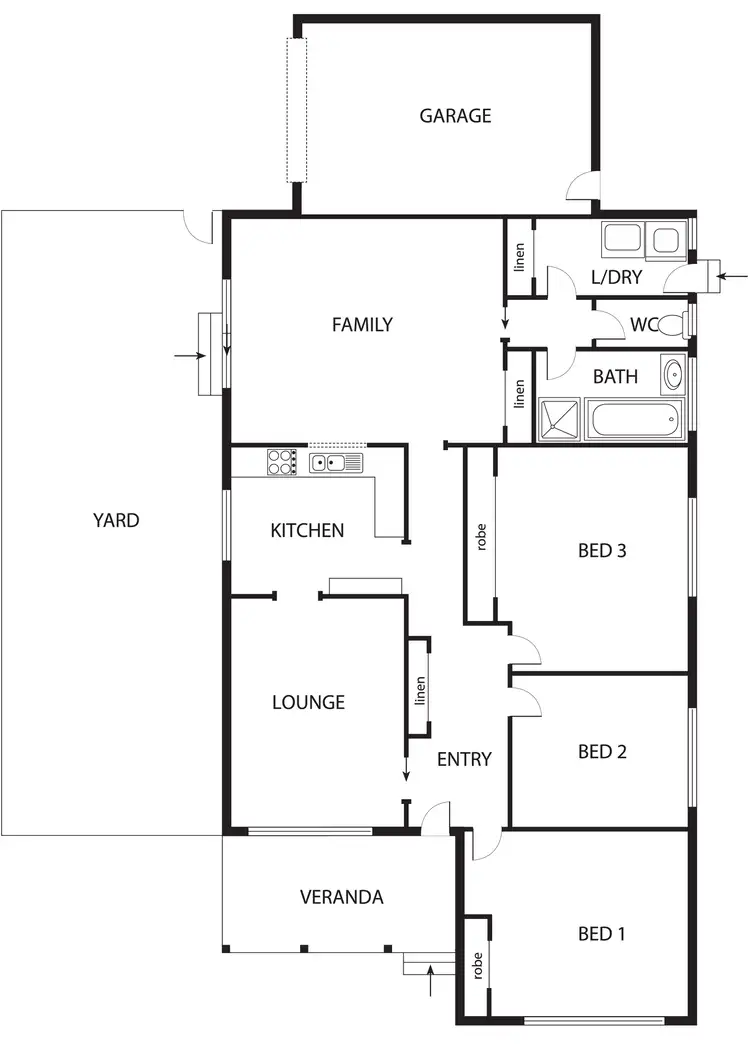 Floorplan of Homely house listing, 171 West St, Glenroy VIC 3046