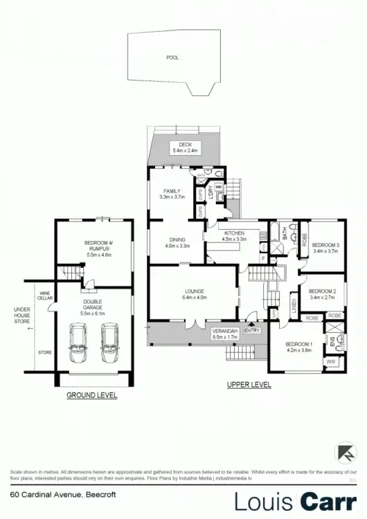 Floorplan of Homely house listing, 60 Cardinal Avenue, Beecroft NSW 2119