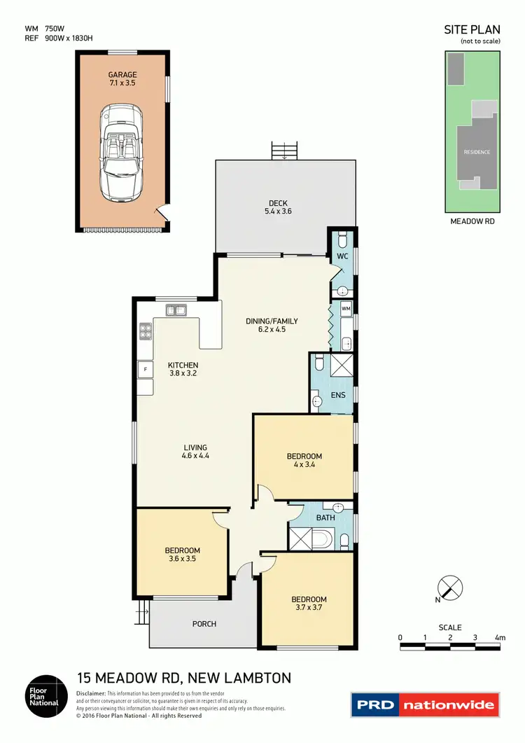 Floorplan of Homely house listing, 15 Meadow Road, New Lambton NSW 2305