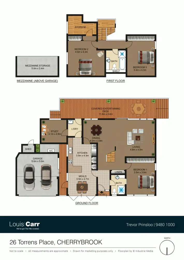 Floorplan of Homely house listing, 26 Torrens Place, Cherrybrook NSW 2126