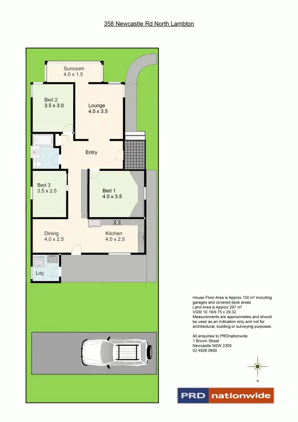 Floorplan of Homely house listing, 358 Newcastle Rd, North Lambton NSW 2299
