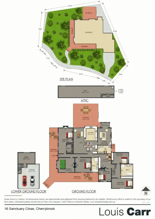 Floorplan of Homely house listing, 16 Sanctuary Close, Cherrybrook NSW 2126