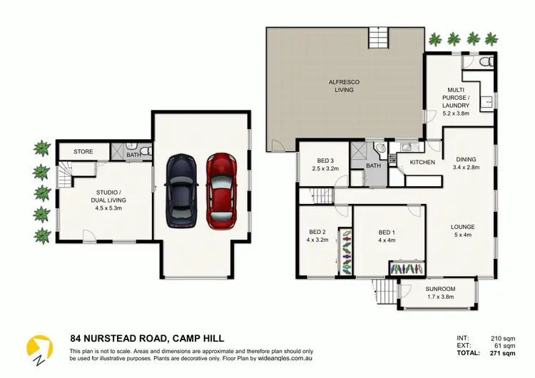 Floorplan of Homely house listing, 84 Nurstead Street, Camp Hill QLD 4152