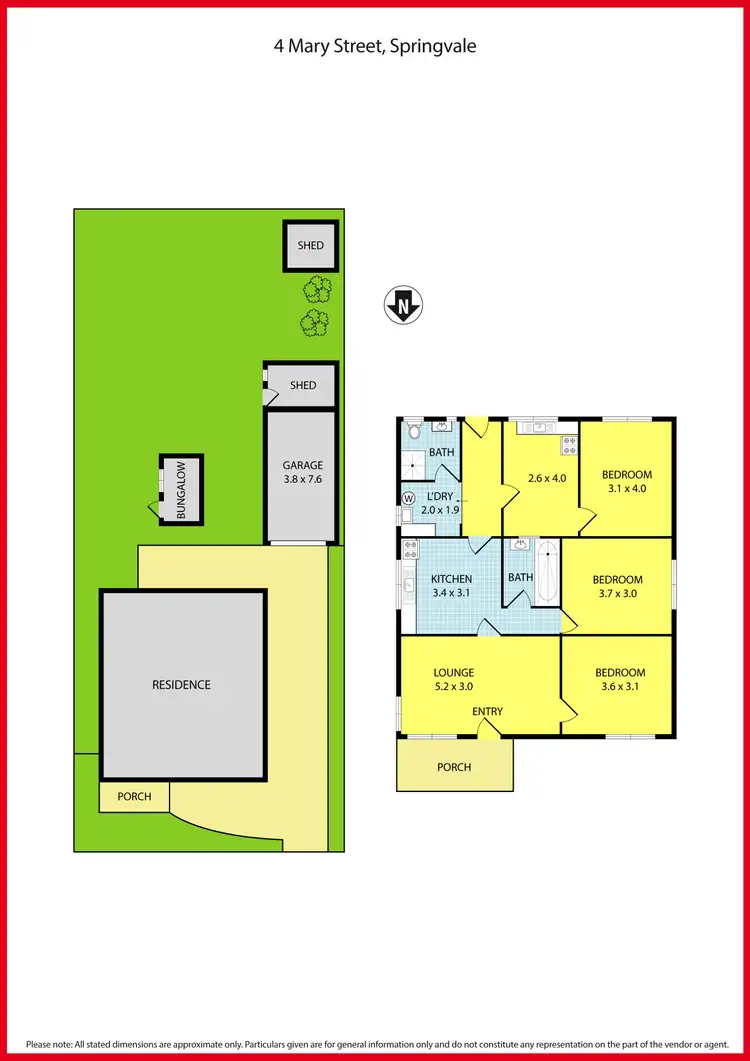 Floorplan of Homely house listing, 4 Mary Street, Springvale VIC 3171