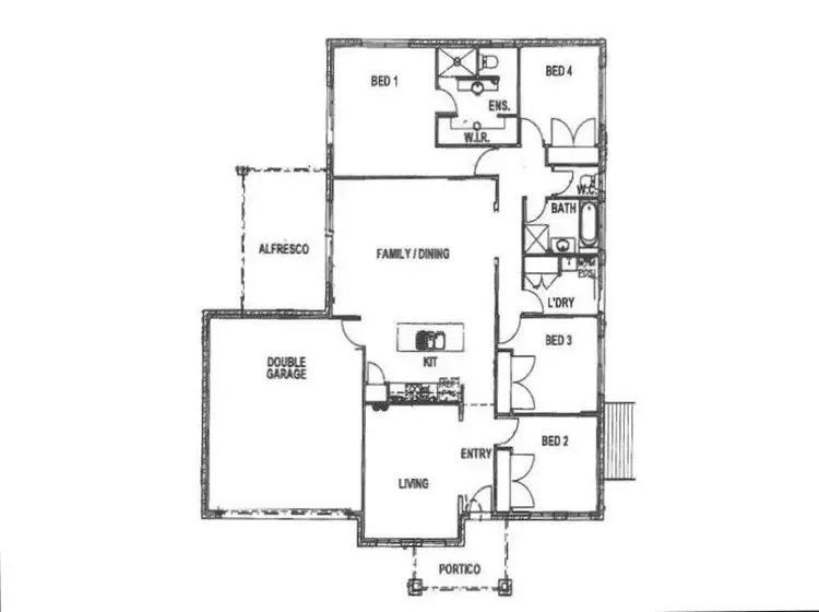Floorplan of Homely house listing, 3 Goshawk Drive, Kleinton QLD 4352