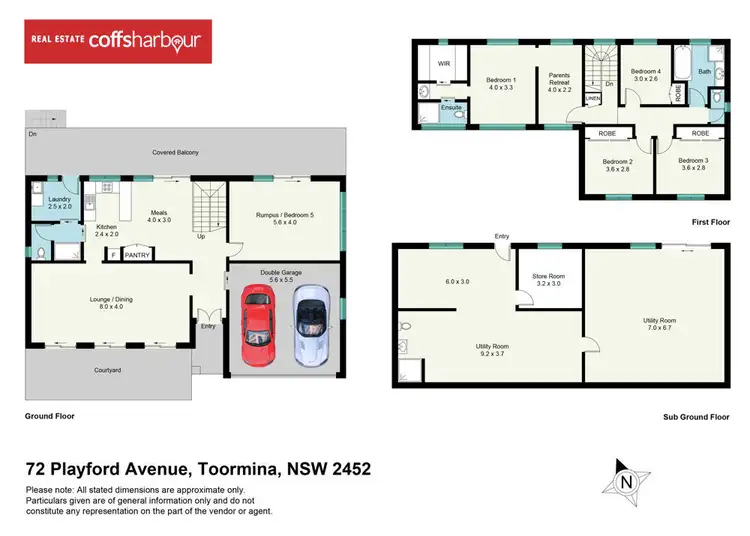 Floorplan of Homely house listing, 72 Playford Avenue, Toormina NSW 2452