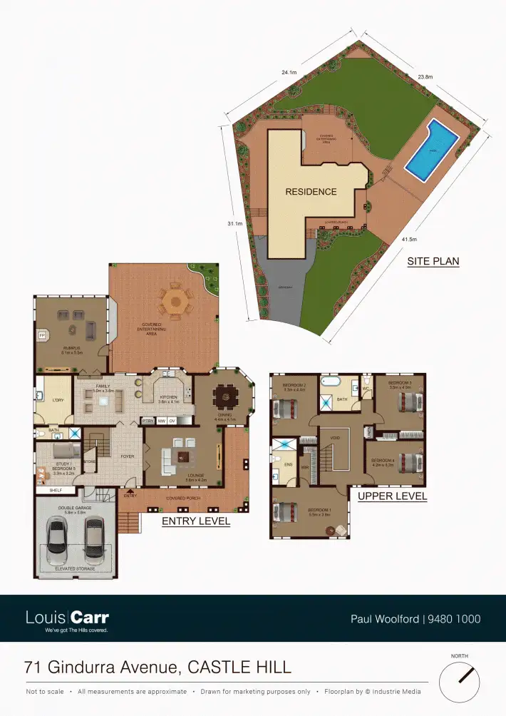 Floorplan of Homely house listing, 71 Gindurra Avenue, Castle Hill NSW 2154