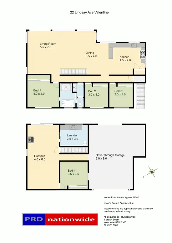 Floorplan of Homely house listing, 22 Lindsay Avenue, Valentine NSW 2280