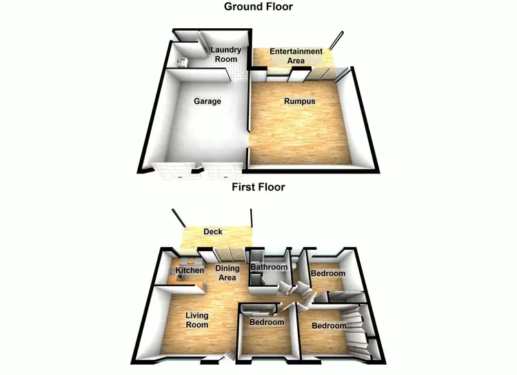 Floorplan of Homely house listing, 22 Aquarius Drive, Kingston QLD 4114