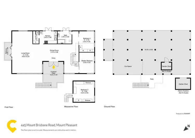 Floorplan of Homely house listing, 445 Mount Brisbane Road, Mount Pleasant QLD 4521