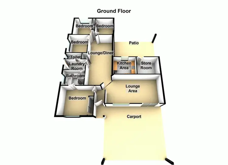 Floorplan of Homely house listing, 63 Picot Crescent, Runcorn QLD 4113