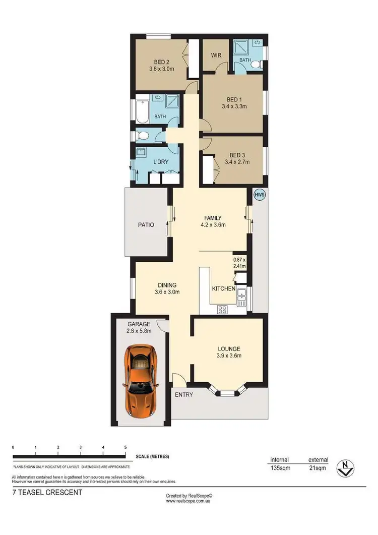 Floorplan of Homely house listing, 7 Teasel Crescent, Forest Lake QLD 4078