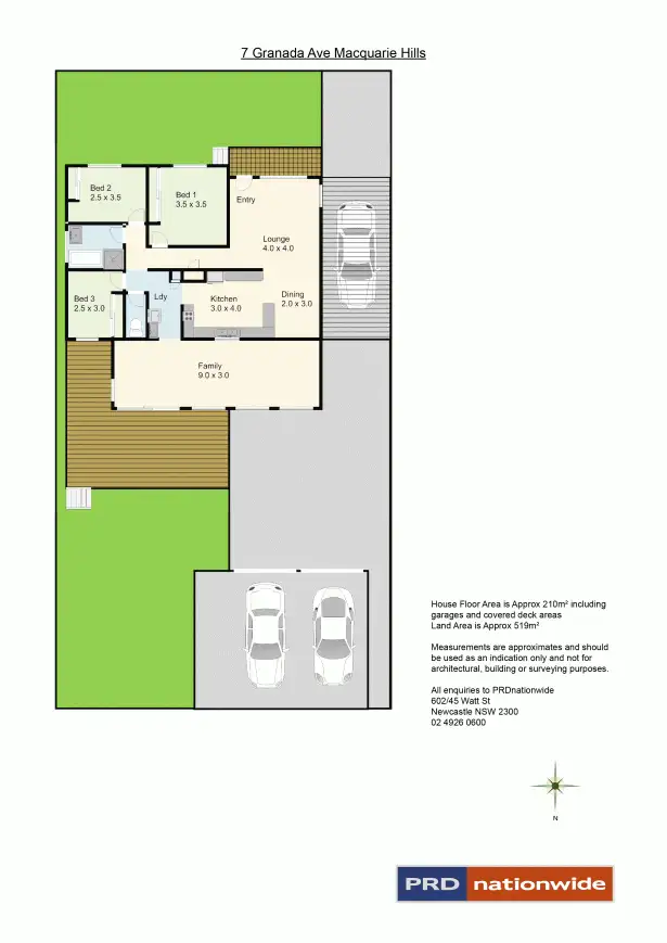 Floorplan of Homely house listing, 7 Granada Avenue, Macquarie Hills NSW 2285