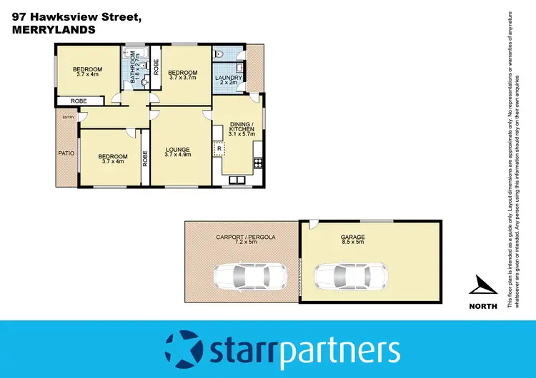 Floorplan of Homely house listing, 97 Hawksview Street, Merrylands NSW 2160