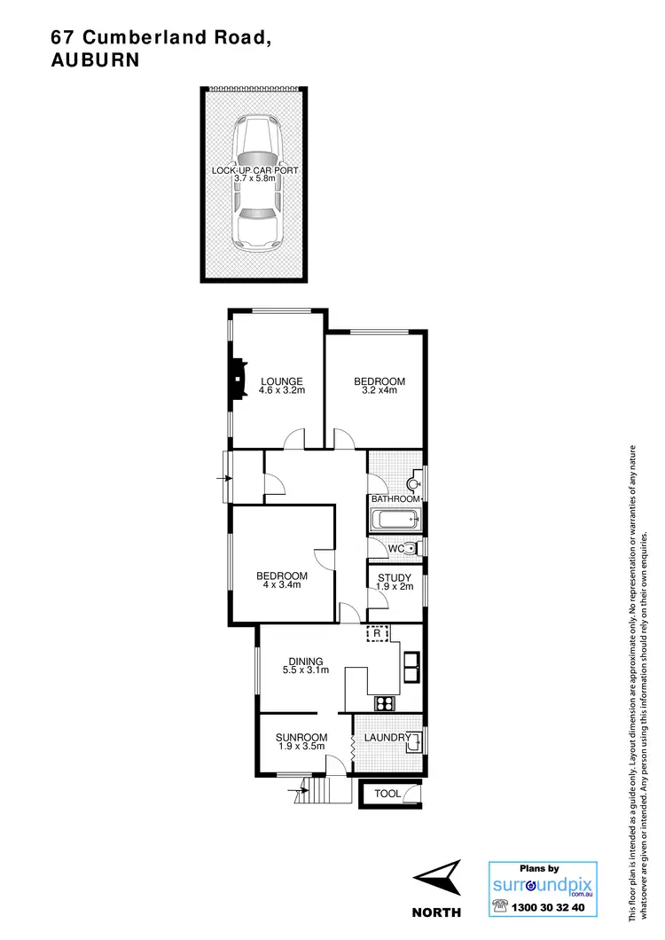 Floorplan of Homely house listing, 67 Cumberland Rd, Auburn NSW 2144