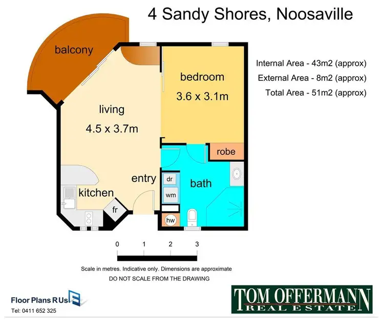 Floorplan of Homely unit listing, 4/17 Albert St, Noosaville QLD 4566