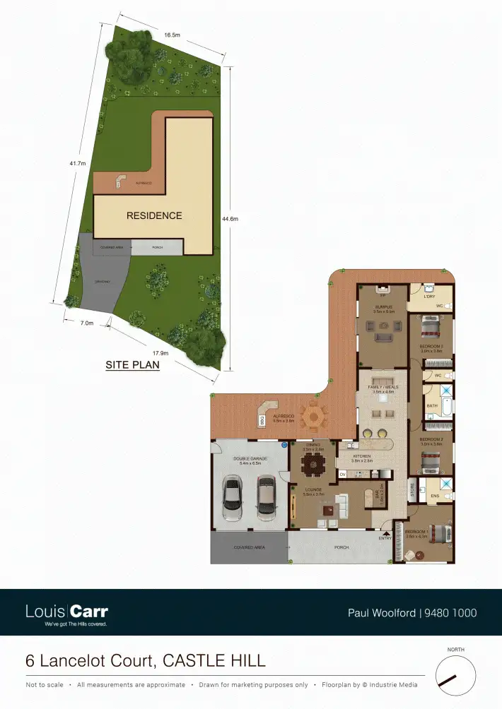 Floorplan of Homely house listing, 6 Lancelot Court, Castle Hill NSW 2154