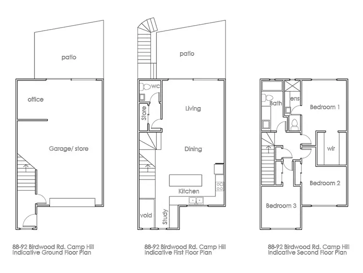 Floorplan of Homely townhouse listing, 7/88-92 Birdwood Road, Carina Heights QLD 4152
