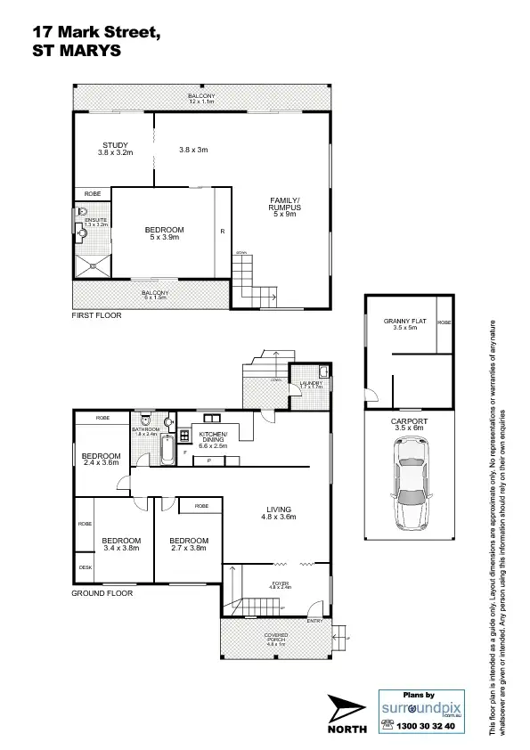 Floorplan of Homely house listing, 17 Mark Street, St Marys NSW 2760