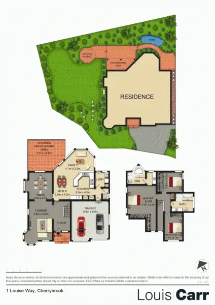 Floorplan of Homely house listing, 1 Louise Way, Cherrybrook NSW 2126