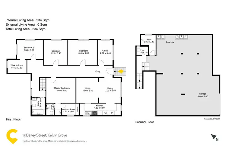 Floorplan of Homely house listing, 15 Dalley Street, Kelvin Grove QLD 4059