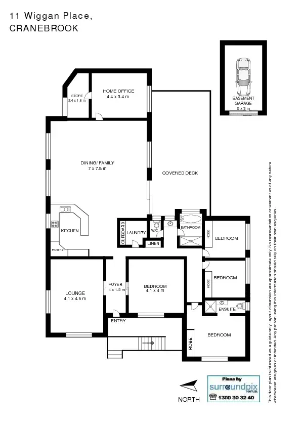 Floorplan of Homely house listing, 11 Wiggan Place (3 Islington), Cranebrook NSW 2749