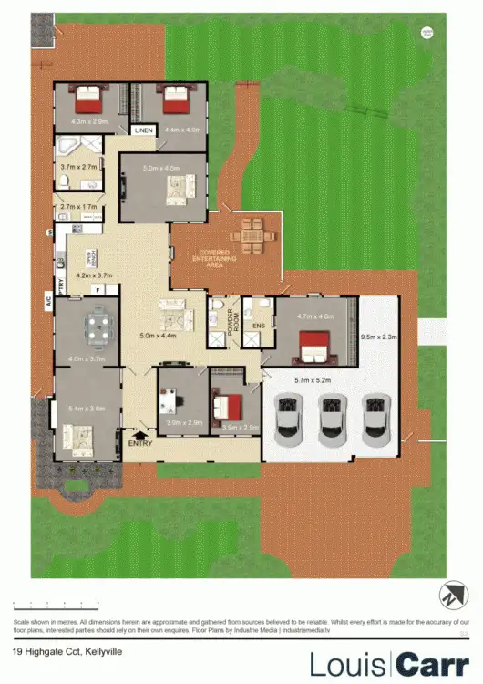 Floorplan of Homely house listing, 19 Highgate Cct, Kellyville NSW 2155