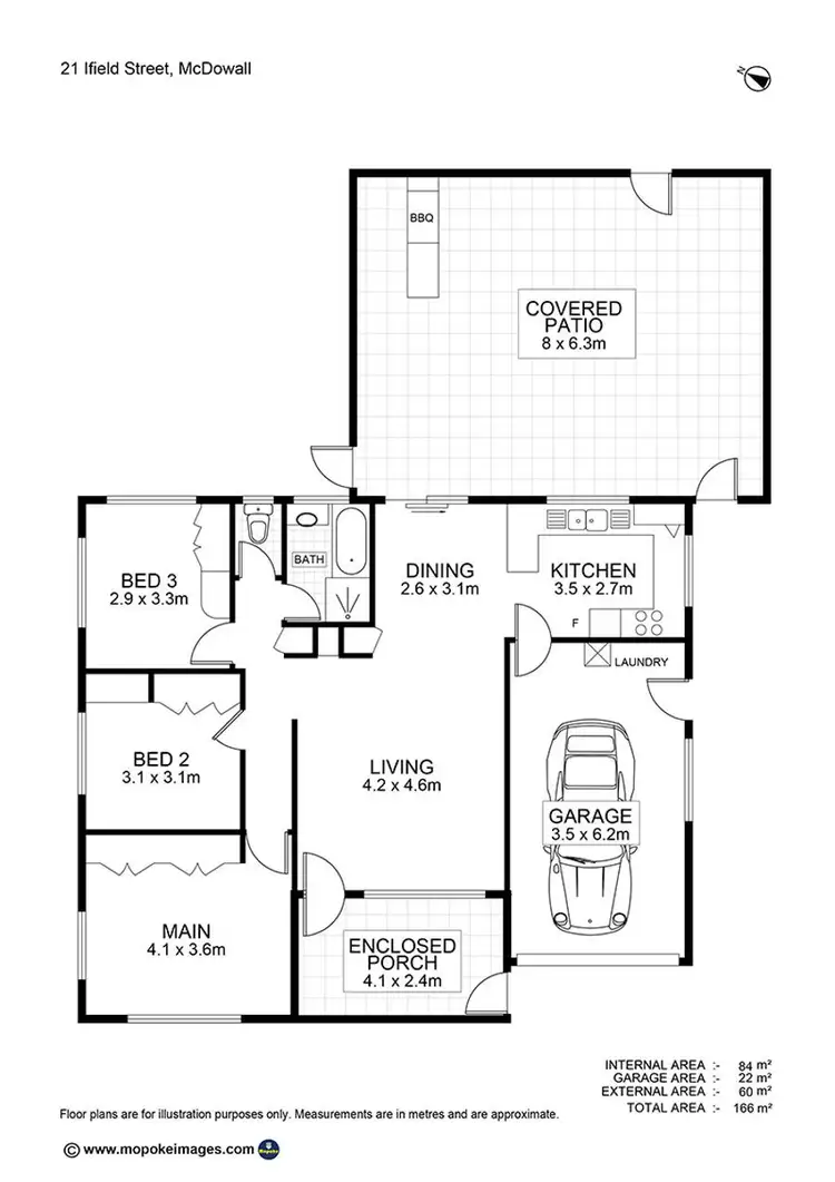 Floorplan of Homely house listing, 21 Ifield Street, Mcdowall QLD 4053