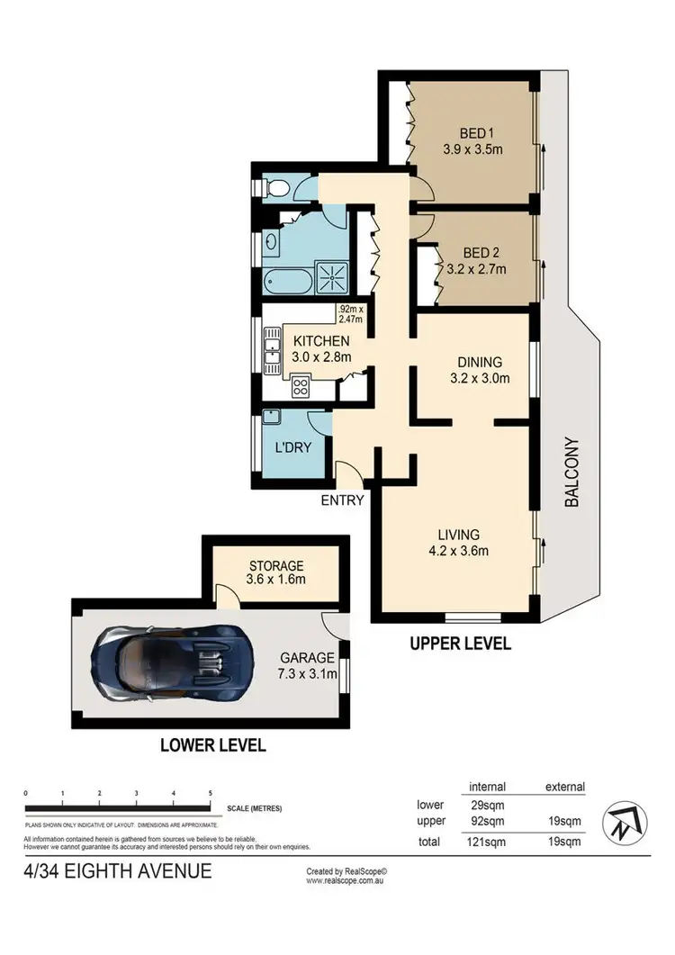 Floorplan of Homely unit listing, 4/34 Eighth Avenue, Coorparoo QLD 4151