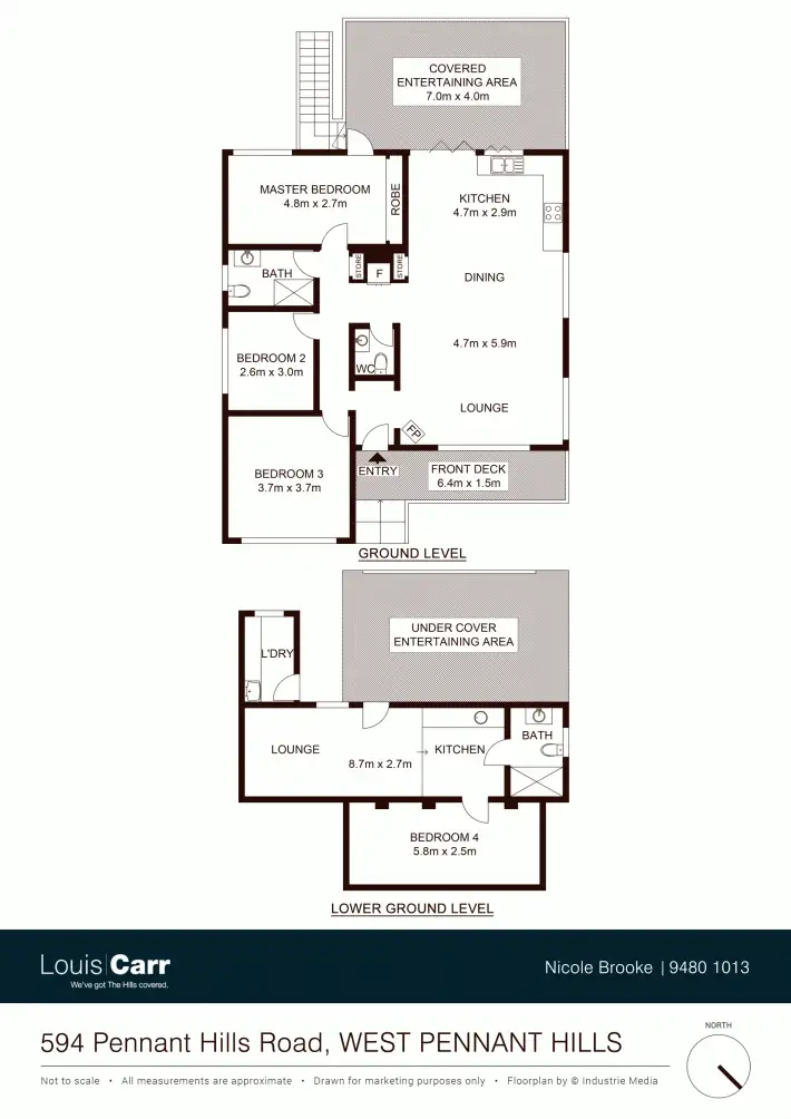 Floorplan of Homely house listing, 594 Pennant Hills Road, West Pennant Hills NSW 2125