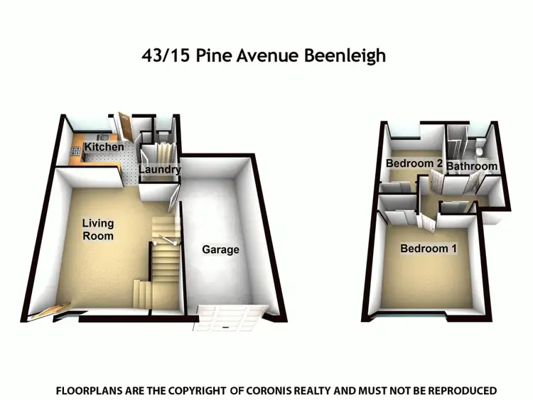 Floorplan of Homely unit listing, 43/15 Pine Avenue, Beenleigh QLD 4207