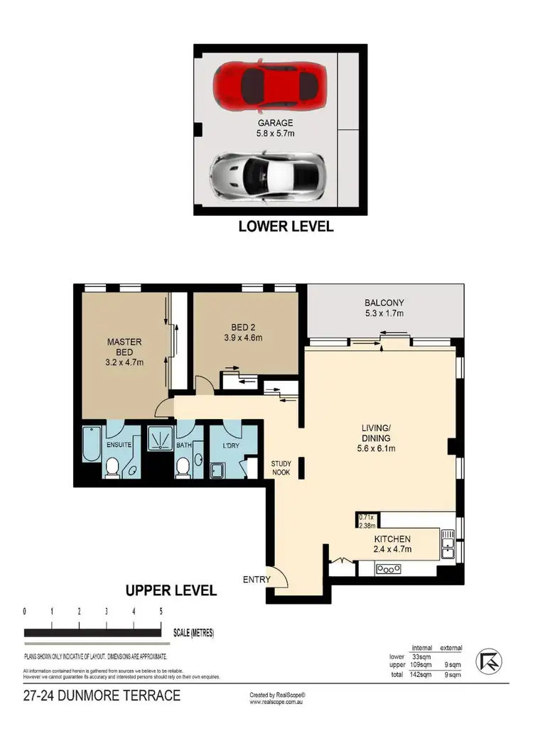 Floorplan of Homely apartment listing, 27/24 Dunmore Terrace, Auchenflower QLD 4066