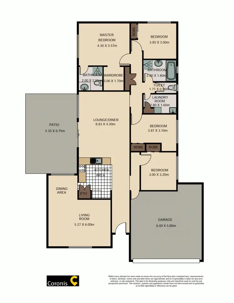 Floorplan of Homely house listing, 8 Prospect Place, Upper Kedron QLD 4055