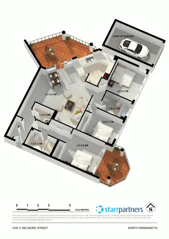 Floorplan of Homely unit listing, 10/9-11 Belmore Street, North Parramatta NSW 2151