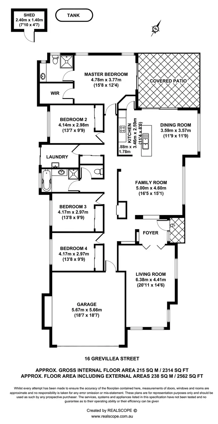 Floorplan of Homely house listing, 16 Grevillea Street, Sinnamon Park QLD 4073