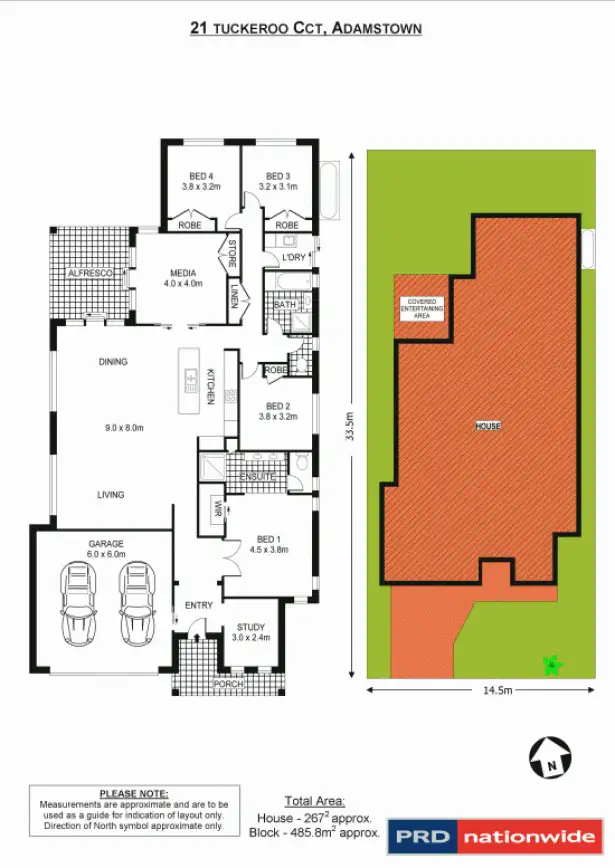 Floorplan of Homely house listing, 21 Tuckeroo Circuit, Adamstown NSW 2289