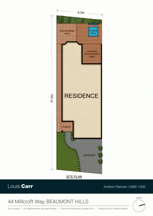Floorplan of Homely house listing, 44 Millcroft Way, Beaumont Hills NSW 2155