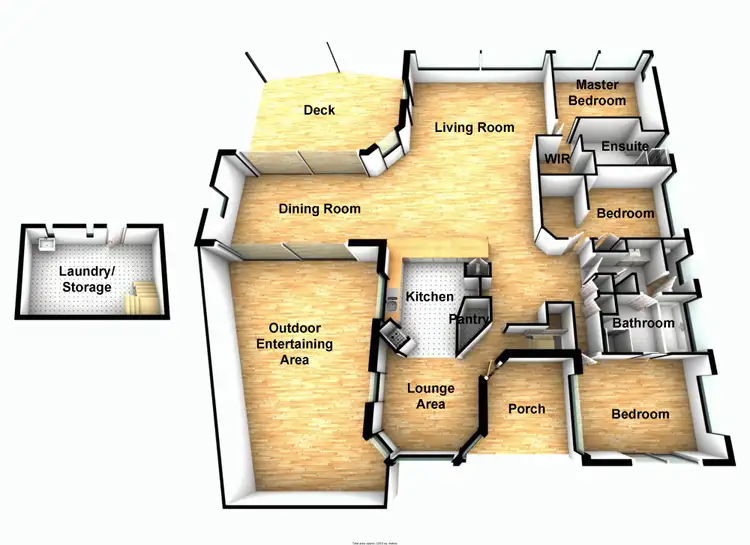 Floorplan of Homely house listing, 36 Lucy Drive, Edens Landing QLD 4207