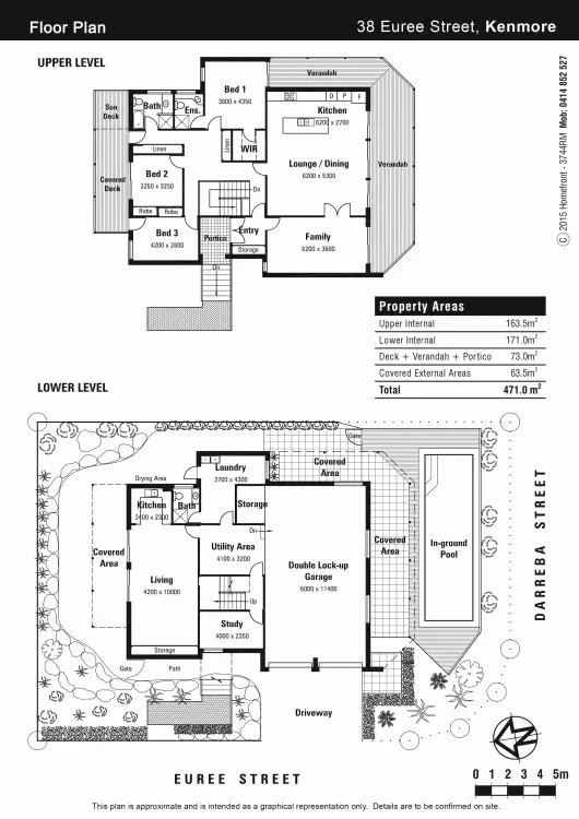 Floorplan of Homely house listing, 38 Euree Street, Kenmore QLD 4069