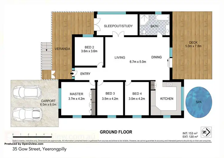 Floorplan of Homely house listing, 35 Gow Street, Yeerongpilly QLD 4105