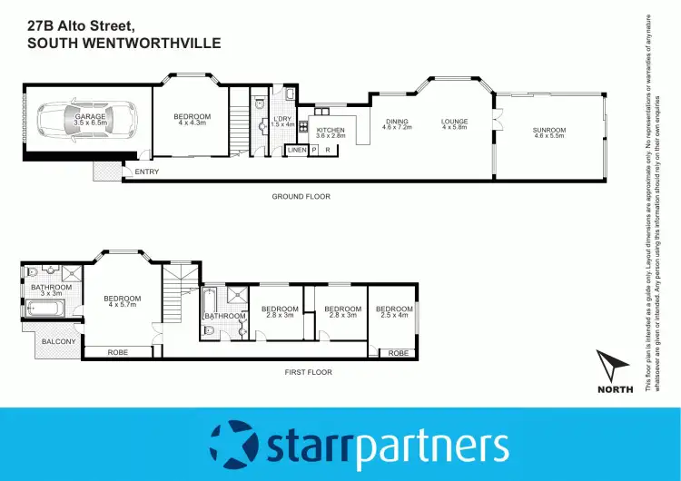 Floorplan of Homely semi-detached listing, 27B Alto Street, South Wentworthville NSW 2145