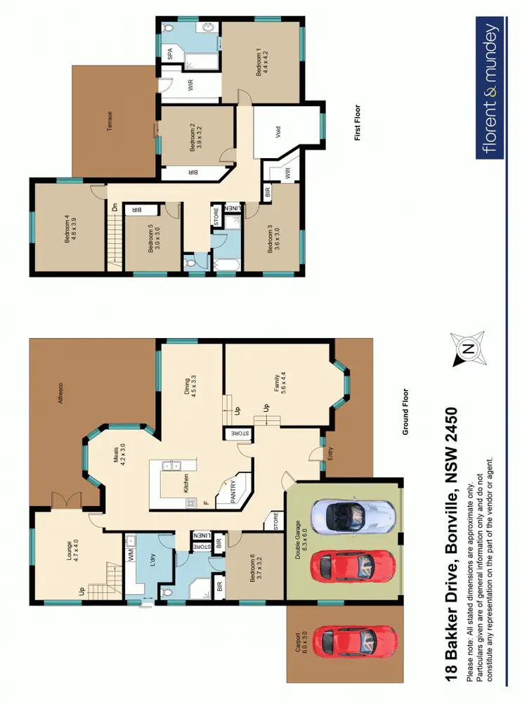 Floorplan of Homely house listing, 18 Bakker Dr, Bonville NSW 2450
