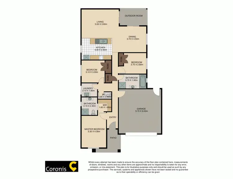 Floorplan of Homely house listing, 17 Ochre Crescent, Caloundra West QLD 4551