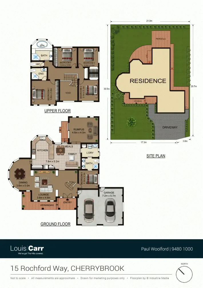 Floorplan of Homely house listing, 15 Rochford Way, Cherrybrook NSW 2126