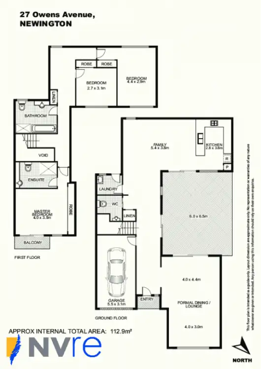 Floorplan of Homely house listing, 27 Owens Avenue, Newington NSW 2127