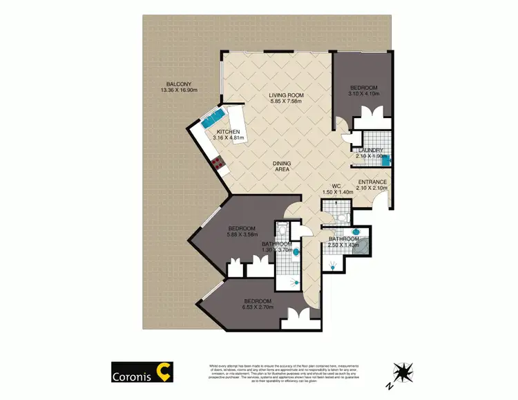 Floorplan of Homely unit listing, 2/26 Rees Avenue, Clayfield QLD 4011