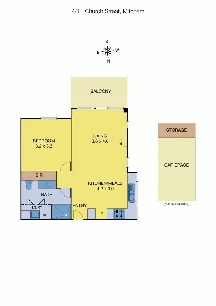 Floorplan of Homely apartment listing, 4/11 Church Street, Mitcham VIC 3132