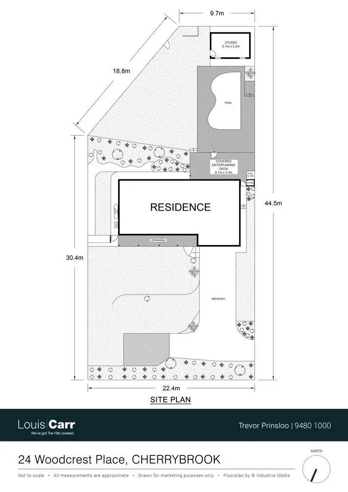 Floorplan of Homely house listing, 24 Woodcrest Place, Cherrybrook NSW 2126