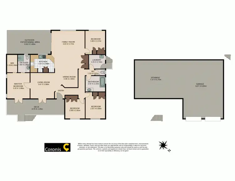 Floorplan of Homely house listing, 4 Larwood Place, Ferny Hills QLD 4055